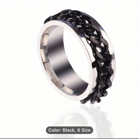 Titanium Stainless Steel Rotatable Ring Bottle Opener Size 8 - Picture 1 of 2